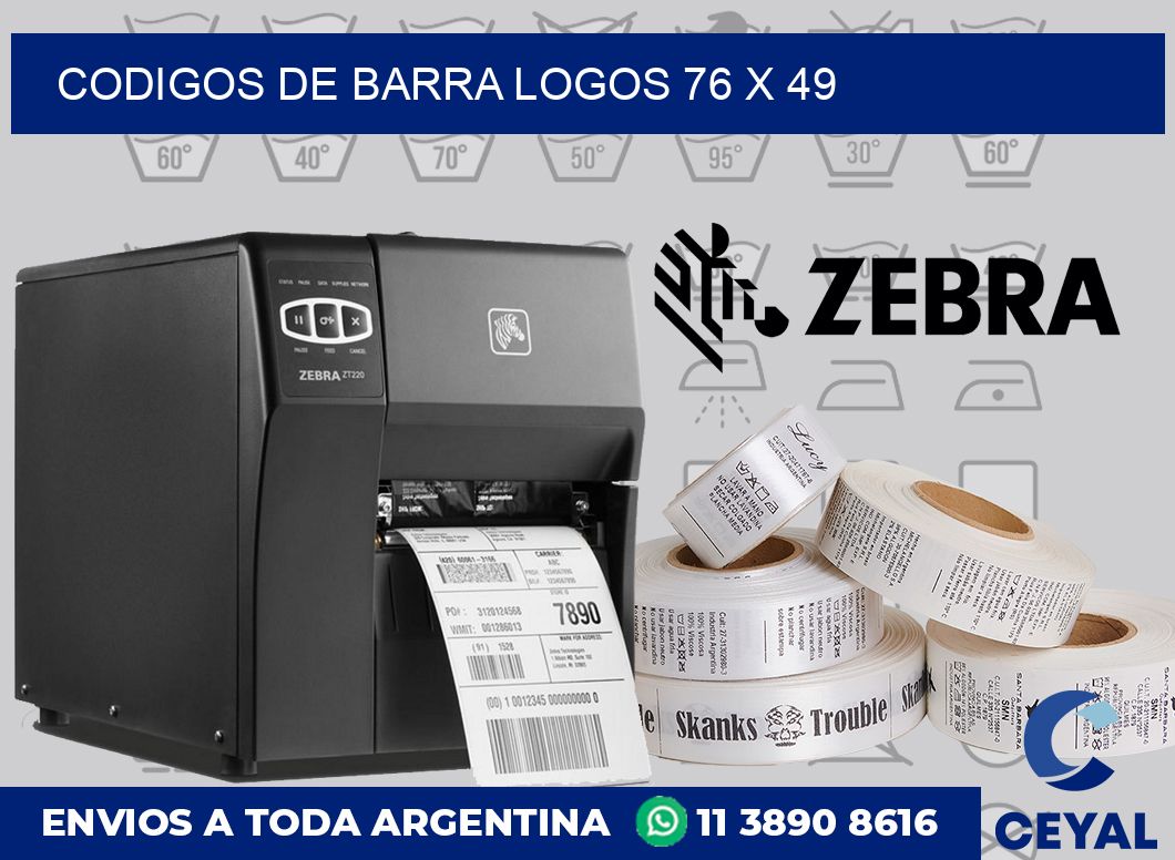 Codigos de barra logos 76 x 49