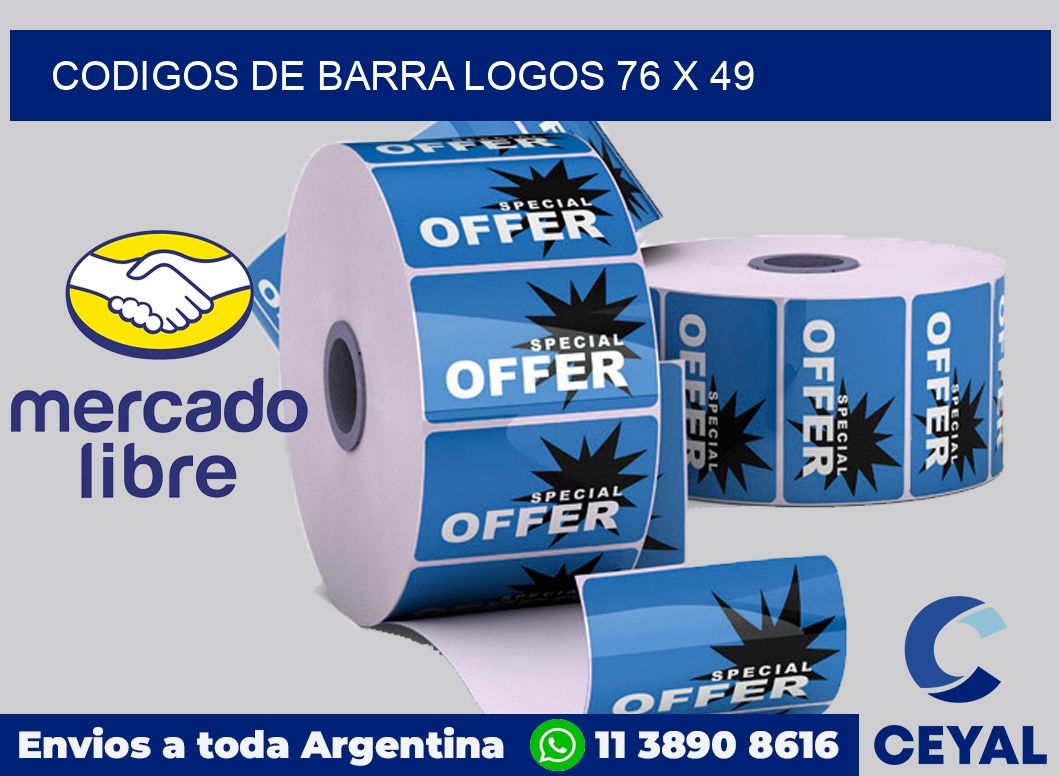 Codigos de barra logos 76 x 49