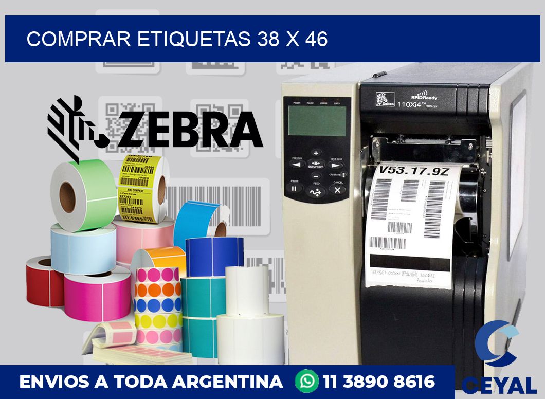 Comprar etiquetas 38 x 46