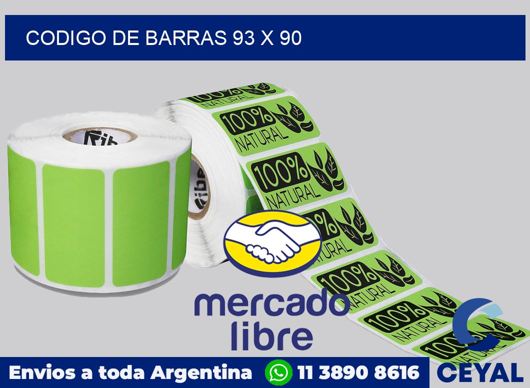 codigo de barras 93 x 90