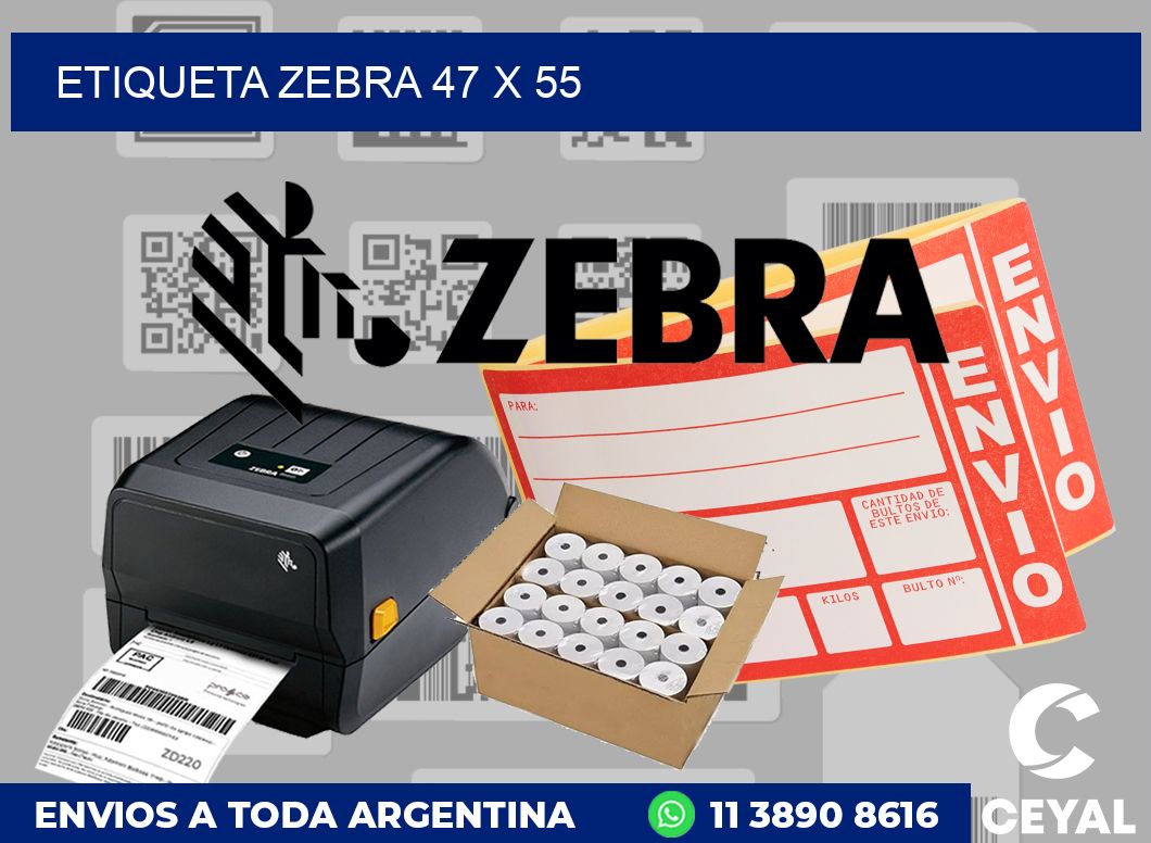 etiqueta zebra 47 x 55