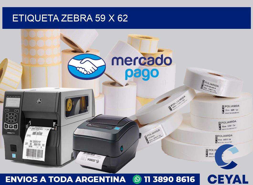 etiqueta zebra 59 x 62