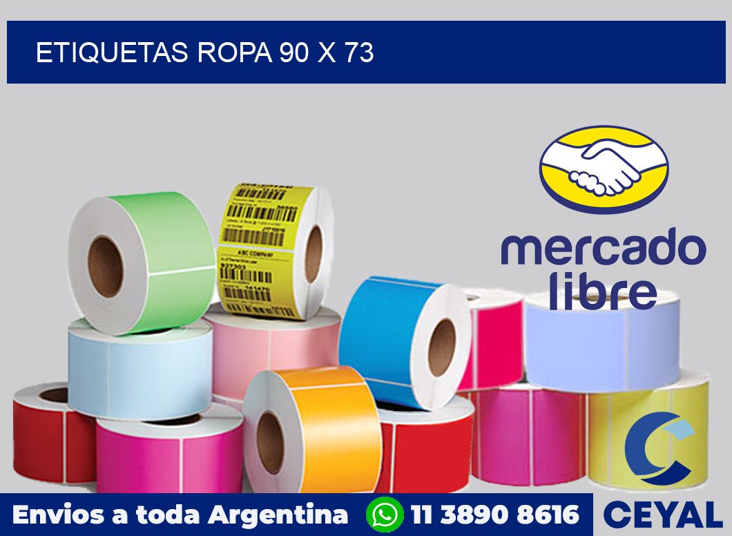 etiquetas ropa 90 x 73