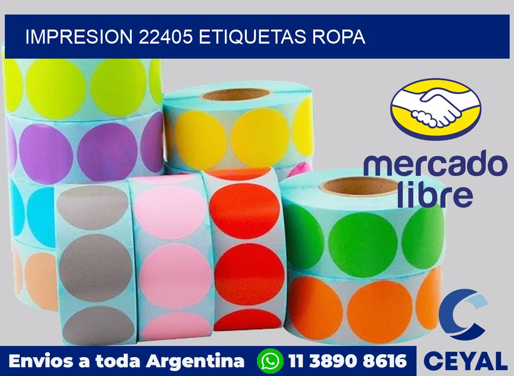 impresion 22405 etiquetas ropa