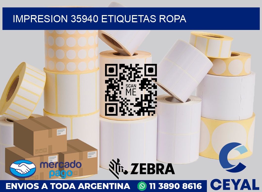 impresion 35940 etiquetas ropa