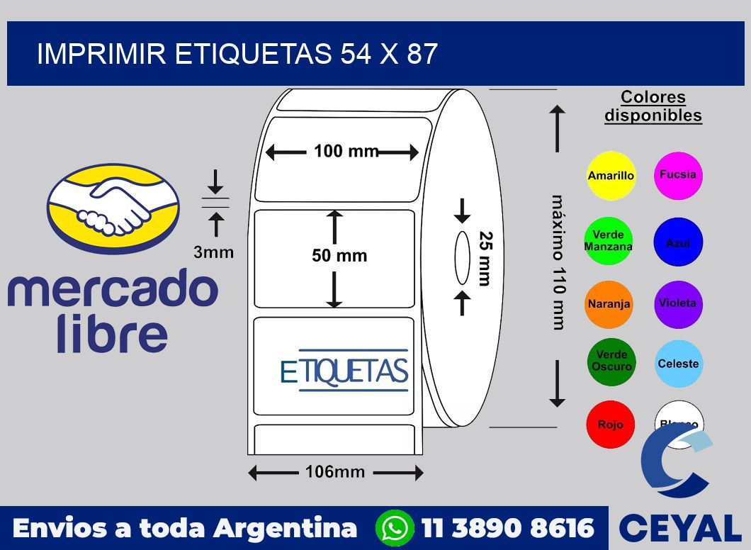 imprimir etiquetas 54 x 87