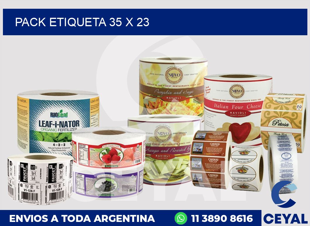 pack etiqueta 35 x 23