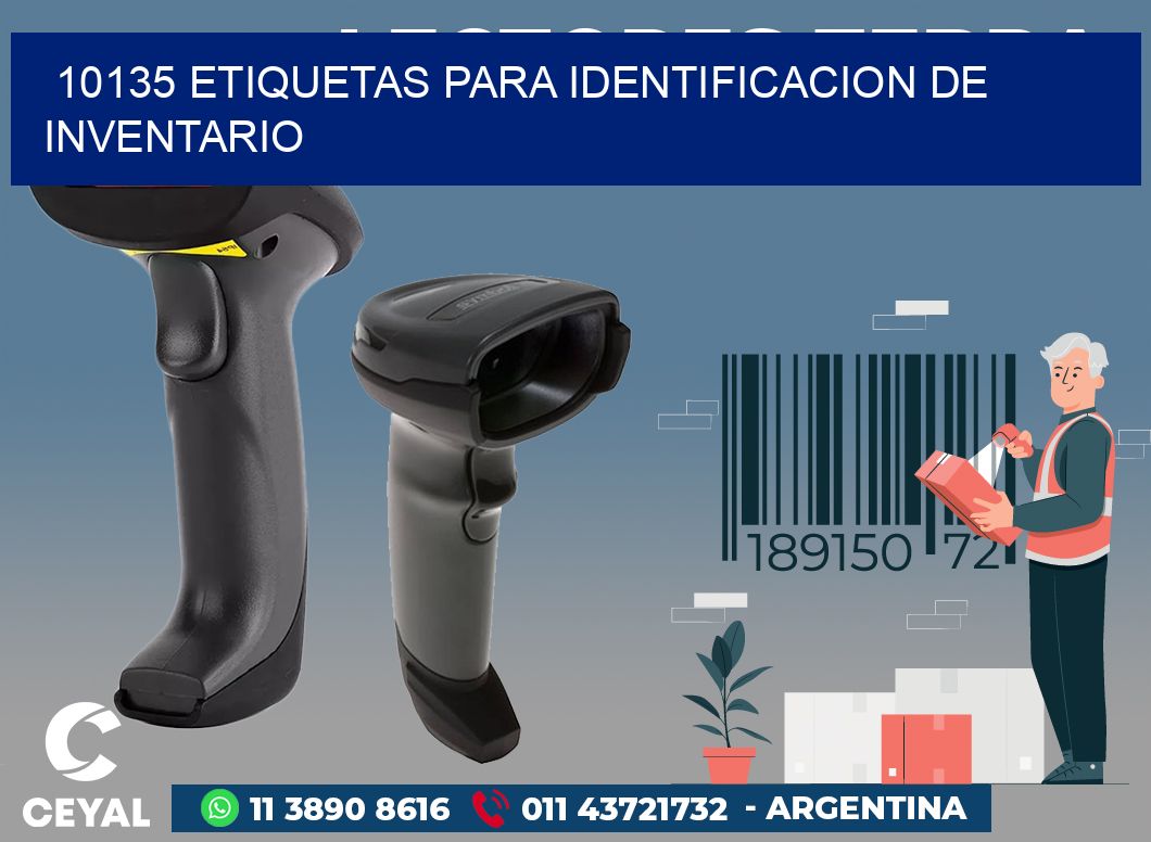 10135 ETIQUETAS PARA IDENTIFICACION DE INVENTARIO