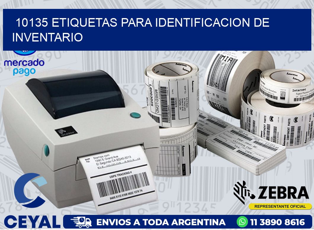 10135 ETIQUETAS PARA IDENTIFICACION DE INVENTARIO