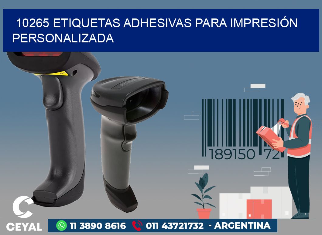 10265 ETIQUETAS ADHESIVAS PARA IMPRESIÓN PERSONALIZADA