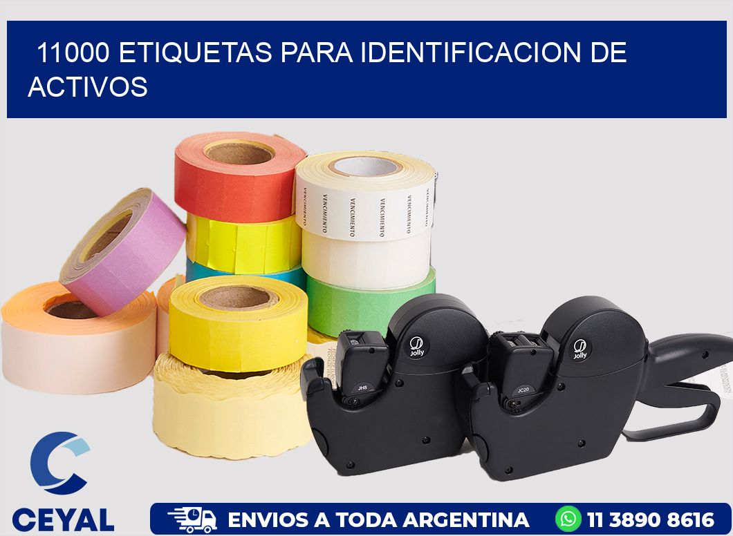 11000 ETIQUETAS PARA IDENTIFICACION DE ACTIVOS