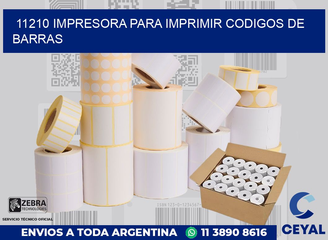 11210 IMPRESORA PARA IMPRIMIR CODIGOS DE BARRAS