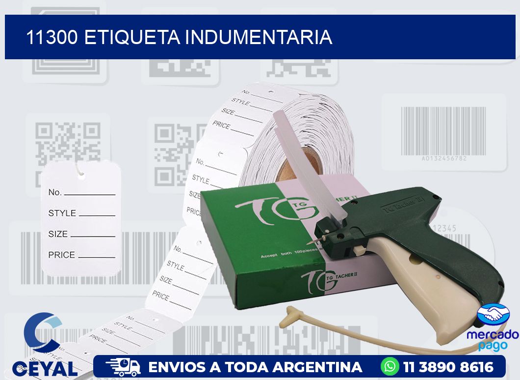 11300 ETIQUETA INDUMENTARIA