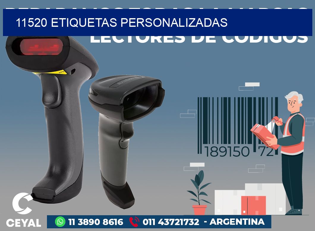 11520 ETIQUETAS PERSONALIZADAS