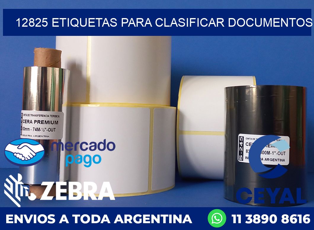 12825 ETIQUETAS PARA CLASIFICAR DOCUMENTOS