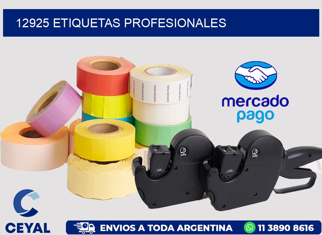 12925 ETIQUETAS PROFESIONALES
