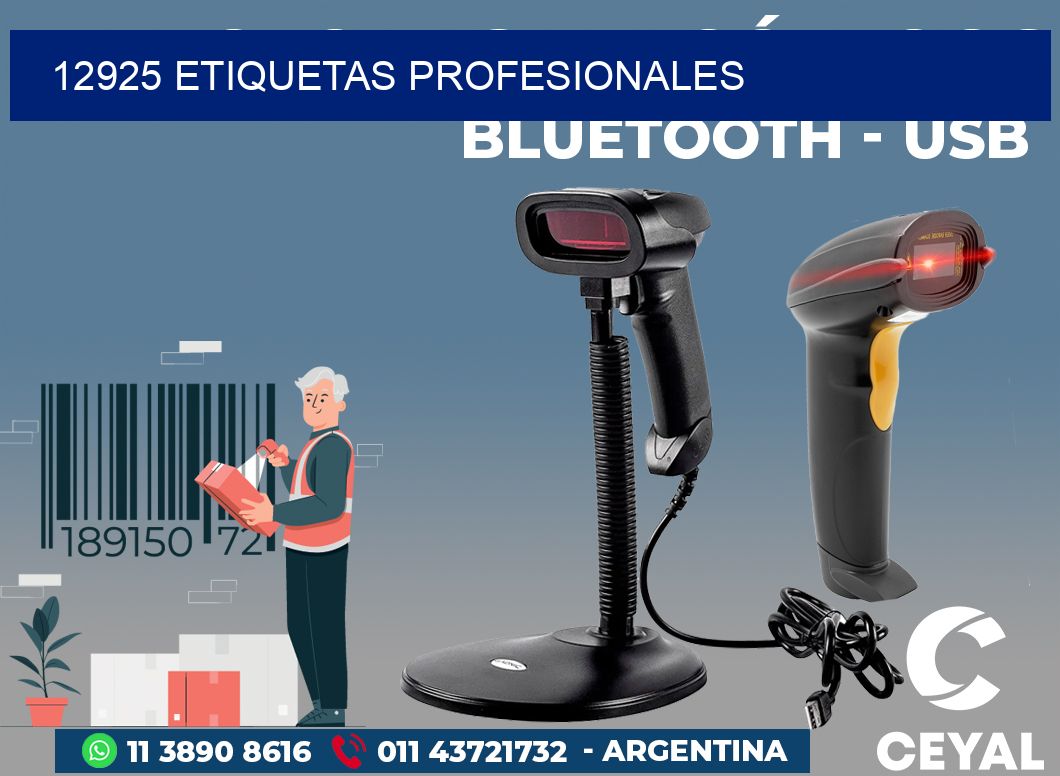 12925 ETIQUETAS PROFESIONALES