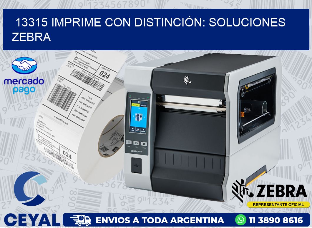 13315 IMPRIME CON DISTINCIÓN: SOLUCIONES ZEBRA