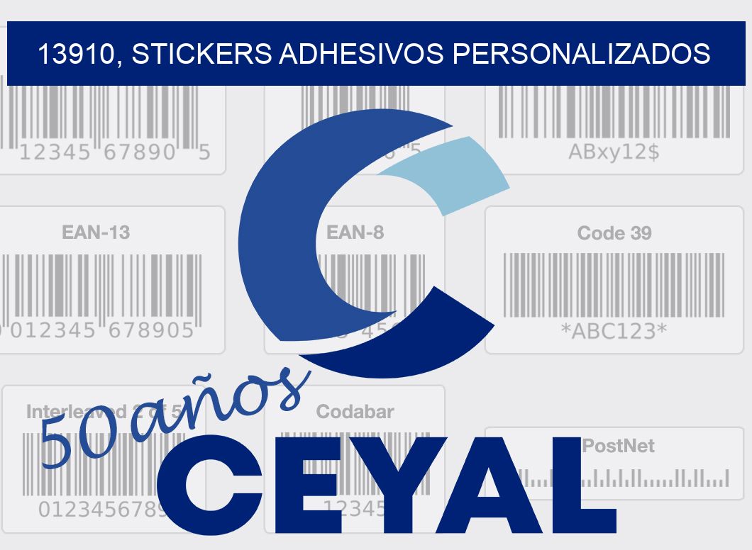 13910, stickers adhesivos personalizados