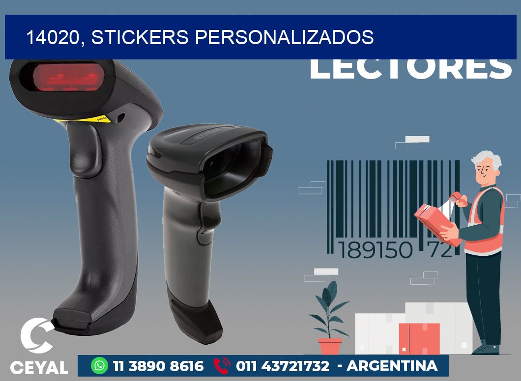 14020, stickers personalizados
