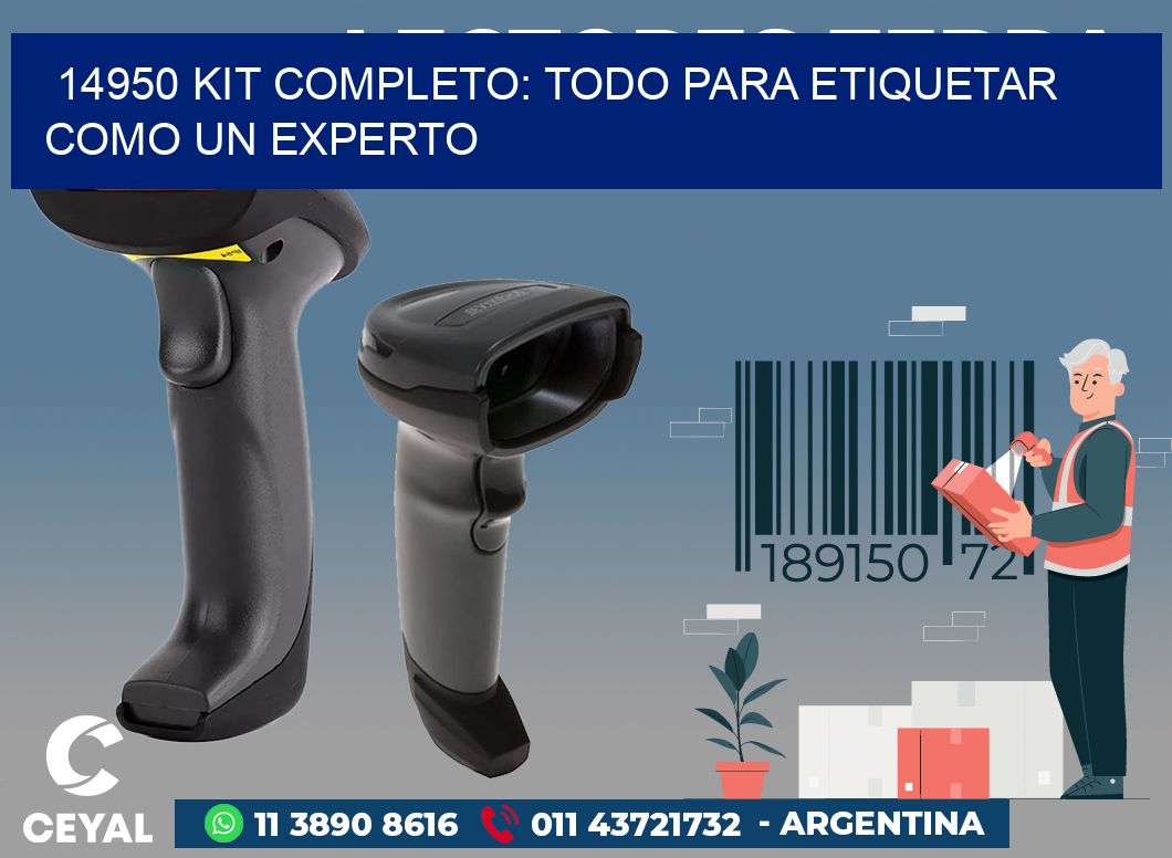 14950 KIT COMPLETO: TODO PARA ETIQUETAR COMO UN EXPERTO