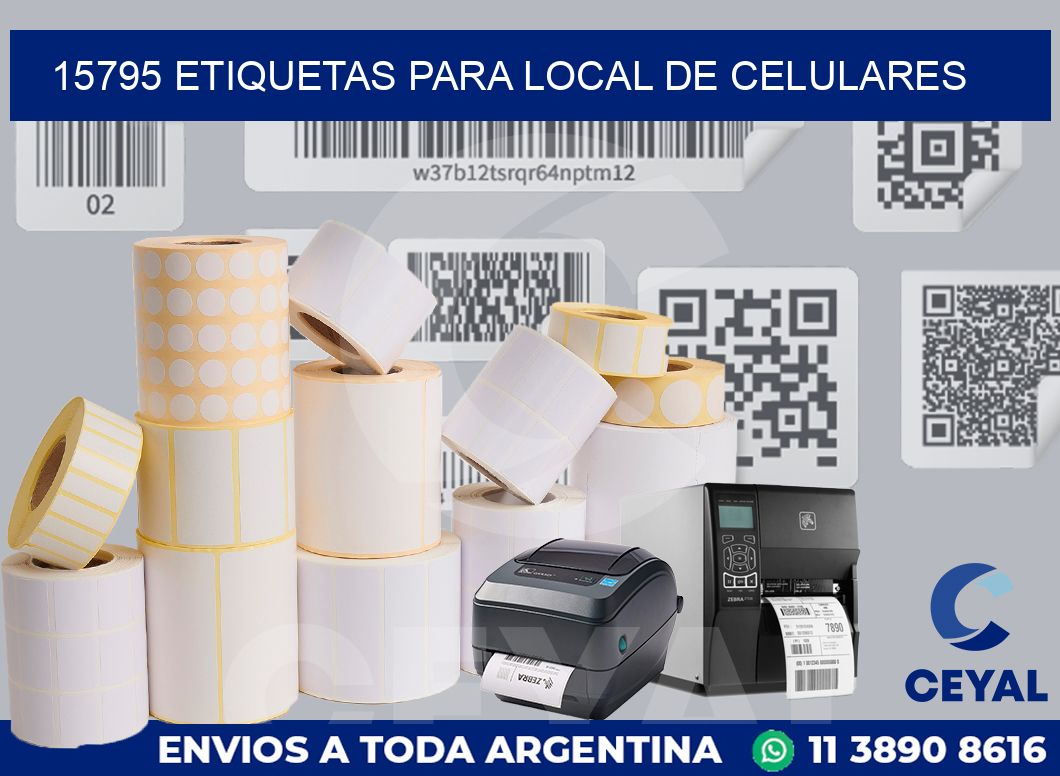 15795 ETIQUETAS PARA LOCAL DE CELULARES