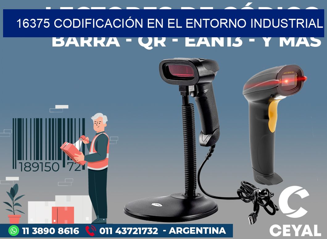 16375 CODIFICACIÓN EN EL ENTORNO INDUSTRIAL