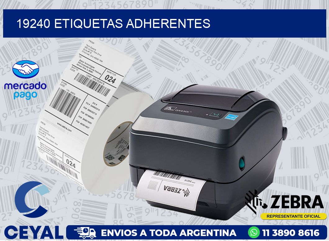 19240 ETIQUETAS ADHERENTES