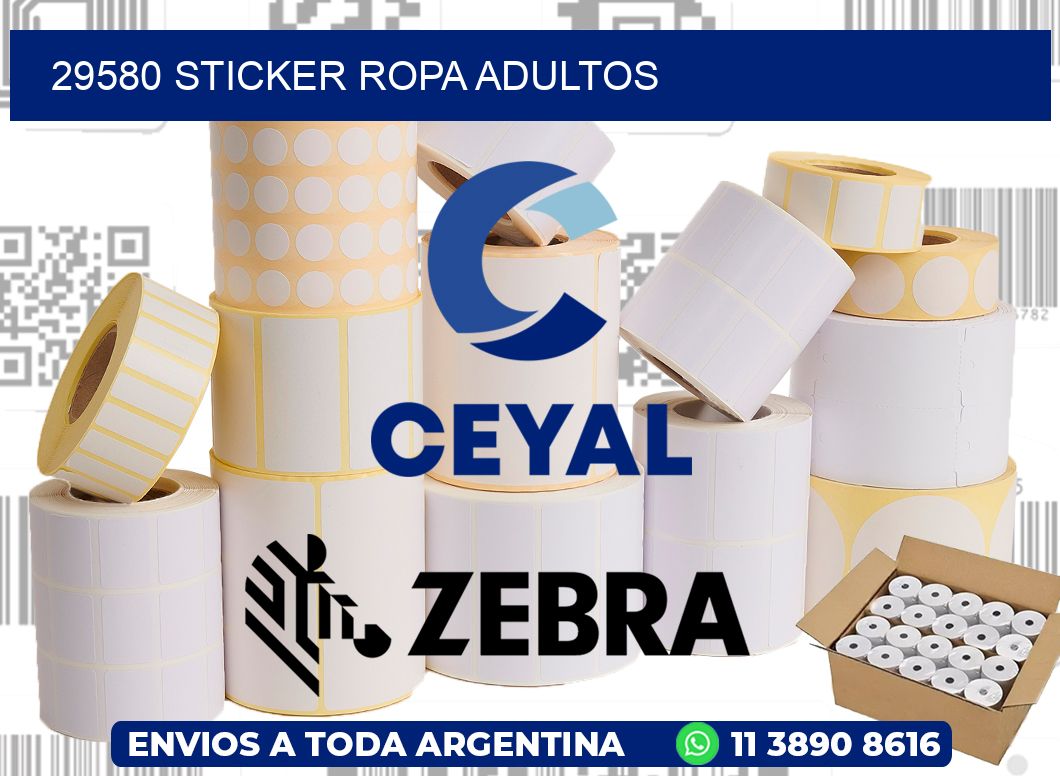 29580 STICKER ROPA ADULTOS