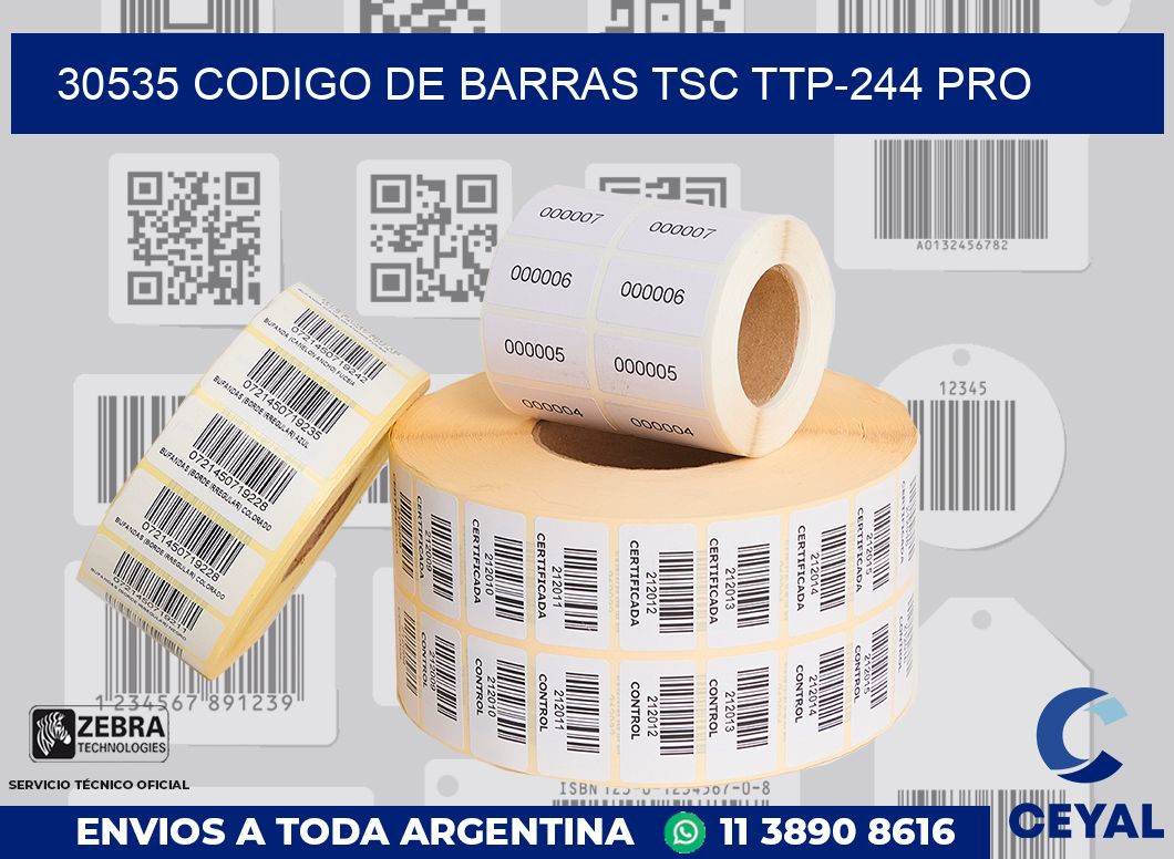 30535 CODIGO DE BARRAS TSC TTP-244 PRO