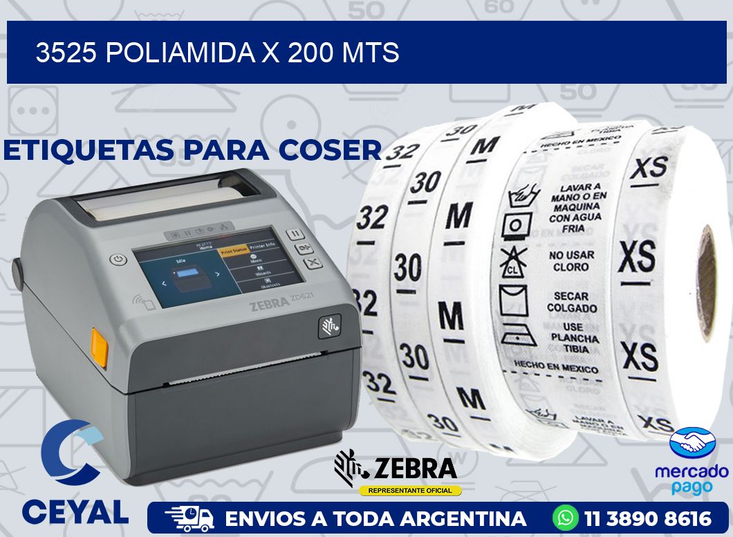 3525 POLIAMIDA X 200 MTS