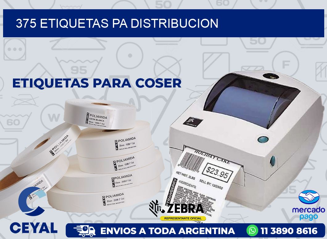 375 ETIQUETAS PA DISTRIBUCION