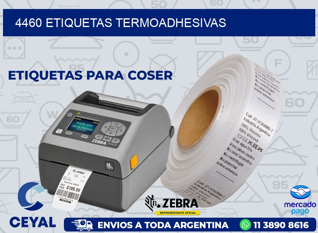 4460 ETIQUETAS TERMOADHESIVAS