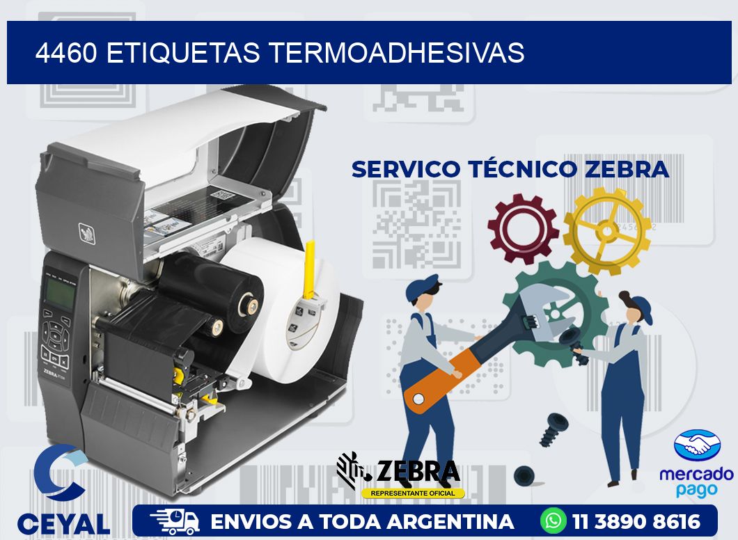 4460 ETIQUETAS TERMOADHESIVAS