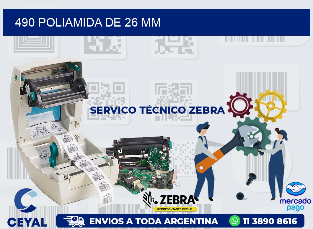 490 POLIAMIDA DE 26 MM