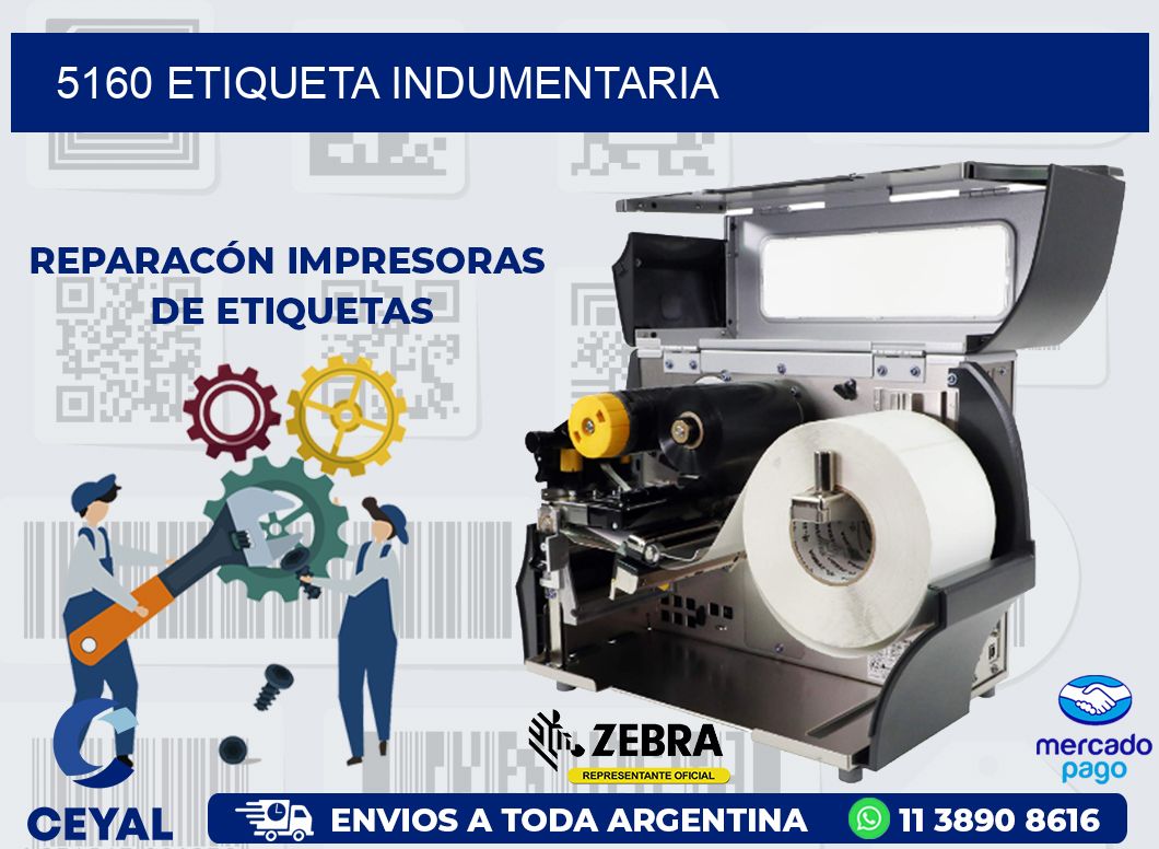 5160 ETIQUETA INDUMENTARIA