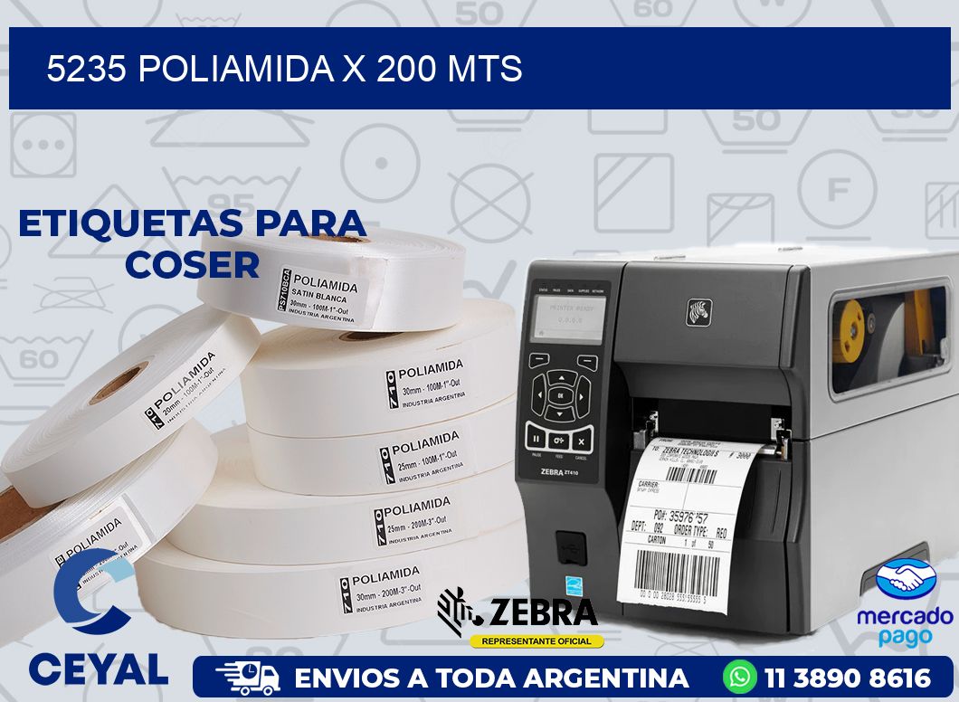 5235 POLIAMIDA X 200 MTS