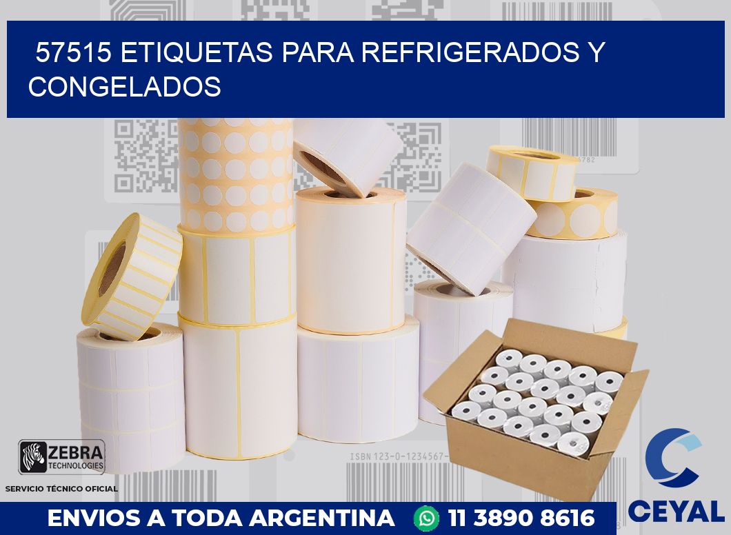 57515 ETIQUETAS PARA REFRIGERADOS Y CONGELADOS