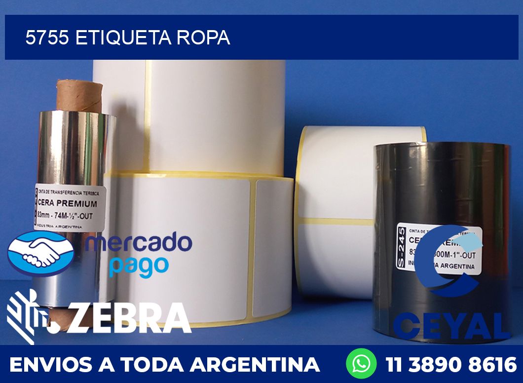 5755 ETIQUETA ROPA