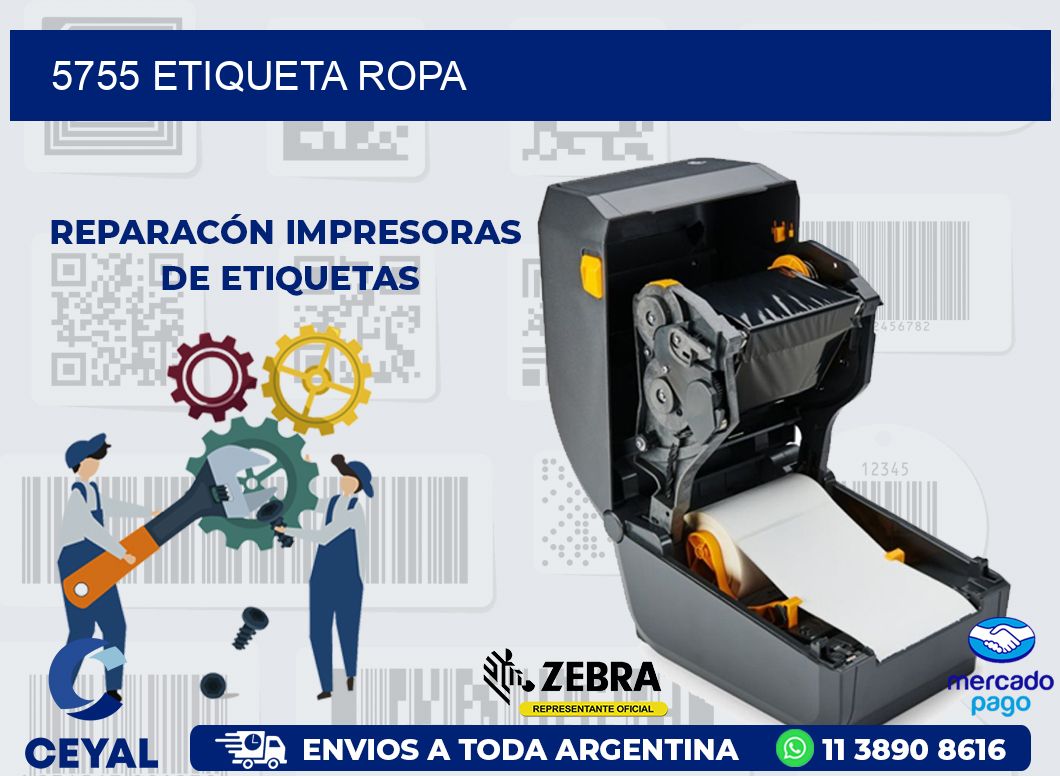 5755 ETIQUETA ROPA