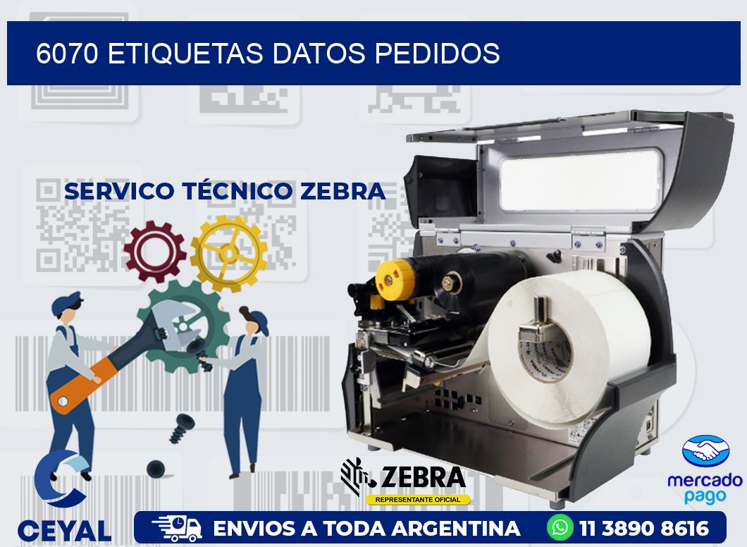 6070 ETIQUETAS DATOS PEDIDOS