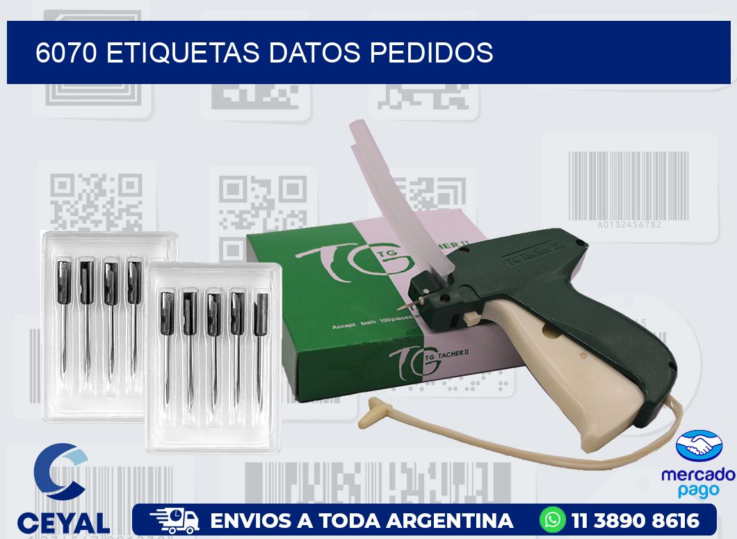 6070 ETIQUETAS DATOS PEDIDOS