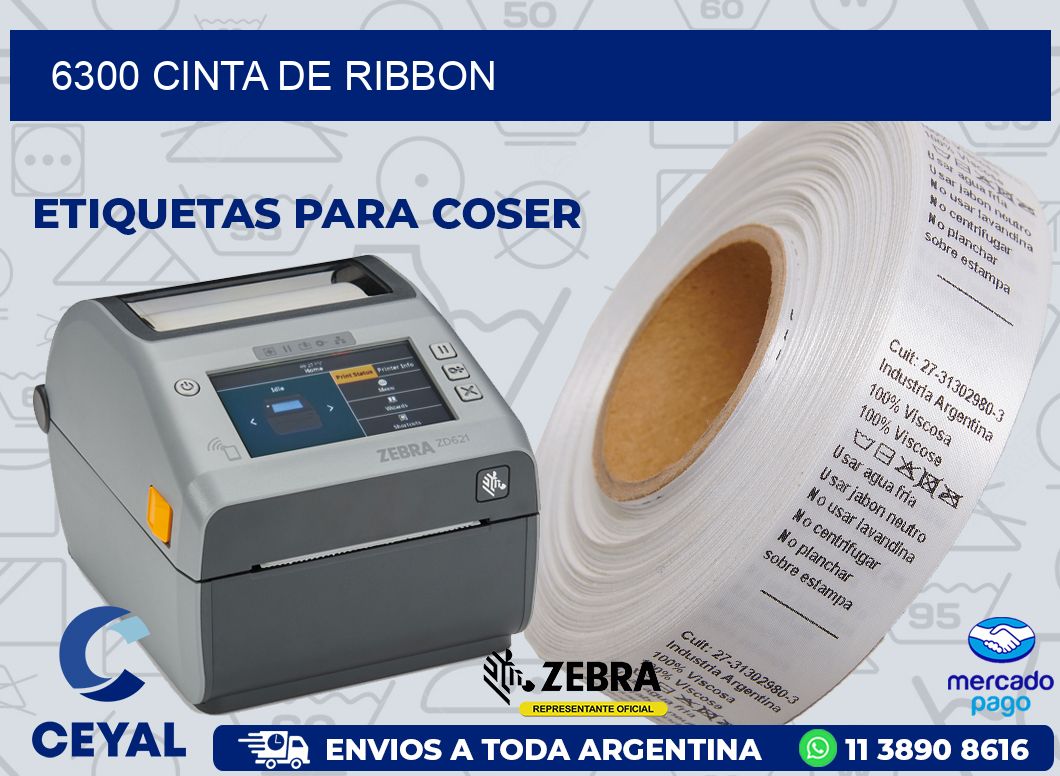 6300 CINTA DE RIBBON