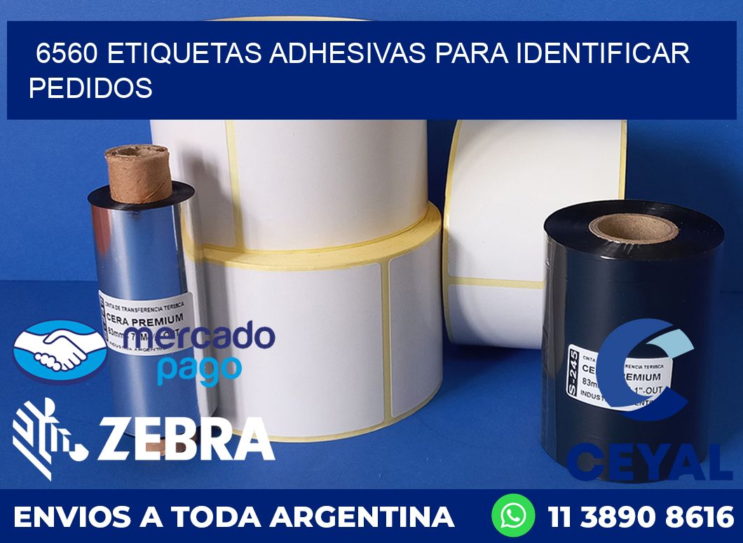 6560 ETIQUETAS ADHESIVAS PARA IDENTIFICAR PEDIDOS