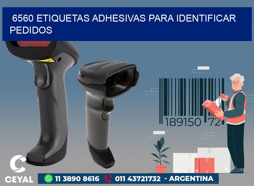 6560 ETIQUETAS ADHESIVAS PARA IDENTIFICAR PEDIDOS