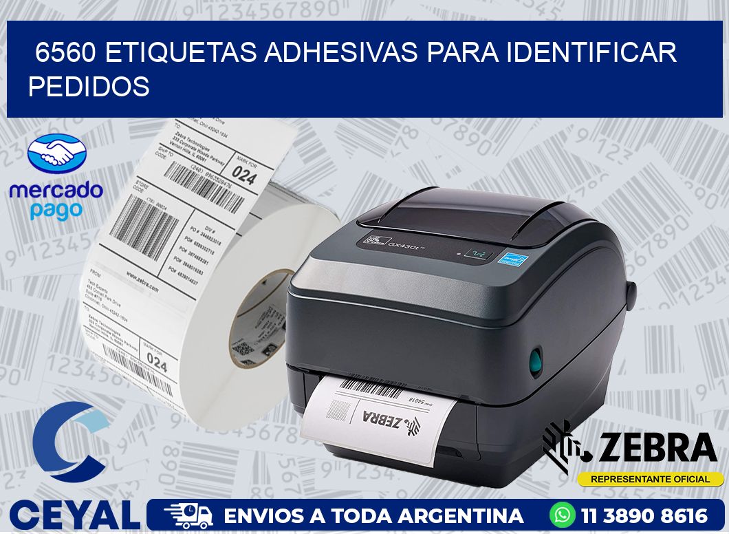 6560 ETIQUETAS ADHESIVAS PARA IDENTIFICAR PEDIDOS