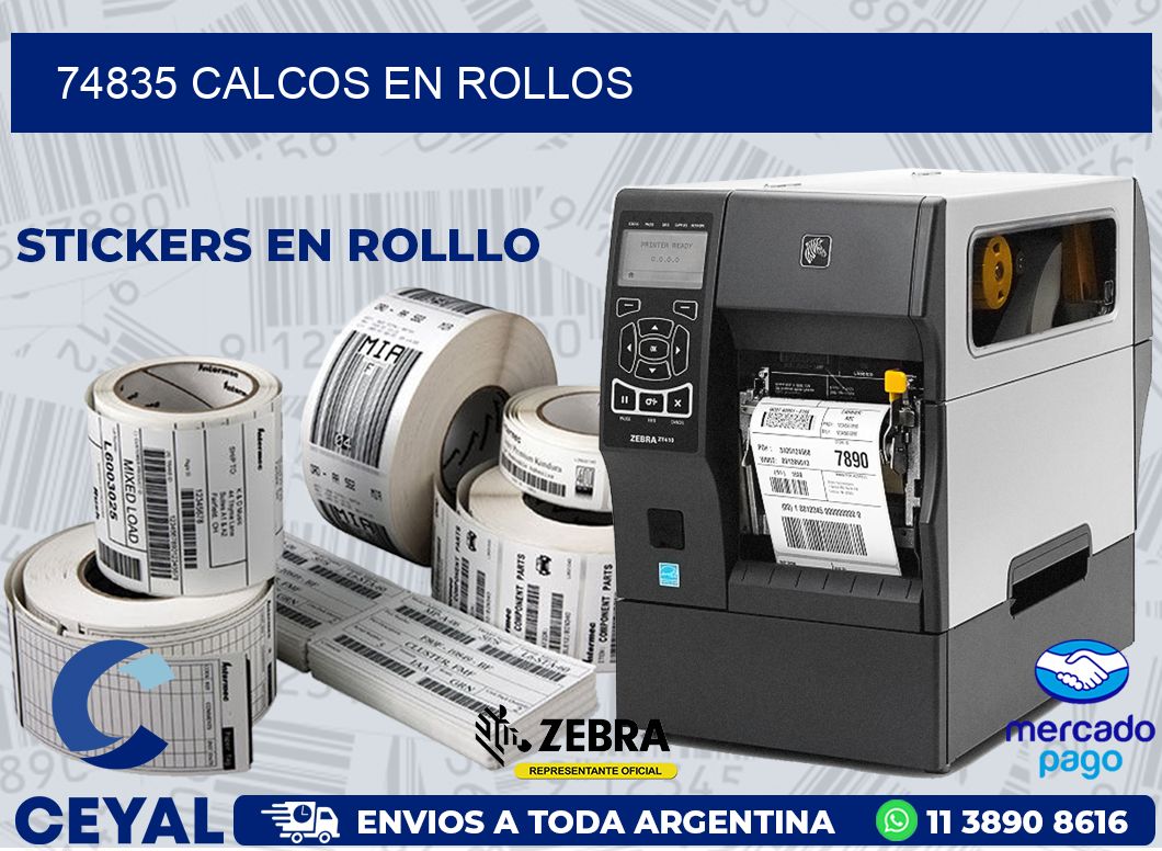 74835 CALCOS EN ROLLOS