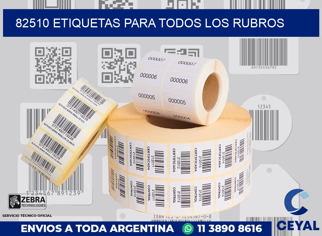 82510 ETIQUETAS PARA TODOS LOS RUBROS