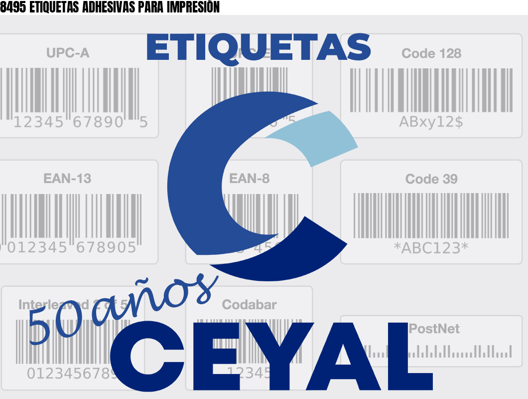 8495 ETIQUETAS ADHESIVAS PARA IMPRESIÓN