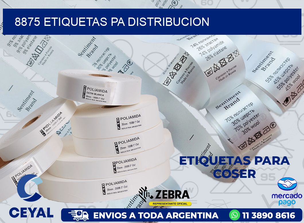 8875 ETIQUETAS PA DISTRIBUCION